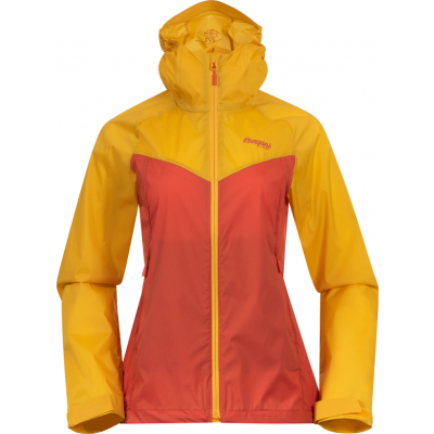 Bergans Women's Microlight Jacket Brick/Light Golden Yellow