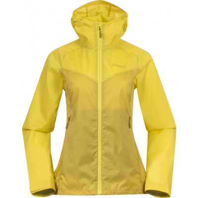 Bergans Women's Microlight Jacket Light Olive Green/Pineapple