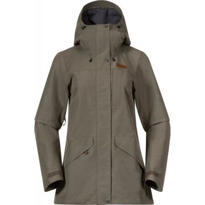 Bergans Women's Nordmarka 2L Shell Jacket Green Mud