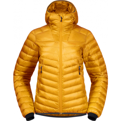 Women's Senja Down Light Jacket With Hood Light Golden Yellow