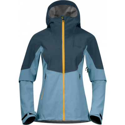 Women's Senja Hybrid Softshell Jacket Smoke Blue/Orion Blue/Light Golden Yellow
