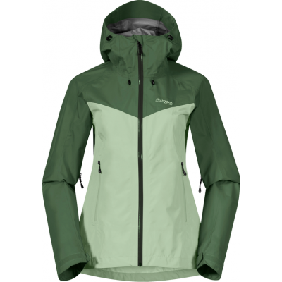 Bergans Women's Skar light 3L Shell Jacket Light Jade Green/Dark Jade Green