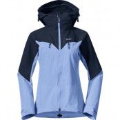Bergans Women's Tind Softshell Jacket  Blueberry Milk/Navy Blue