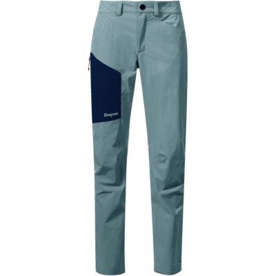Bergans Women's Vaagaa Light Softshell Pants Husky Blue/Navy Blue