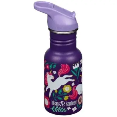 Klean Kanteen Kid Classic Narrow 355ml (w/Flip Seal Sport) Leaping Unicorns