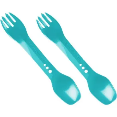 Lifeventure Ellipse Spork, 2-Pack Teal