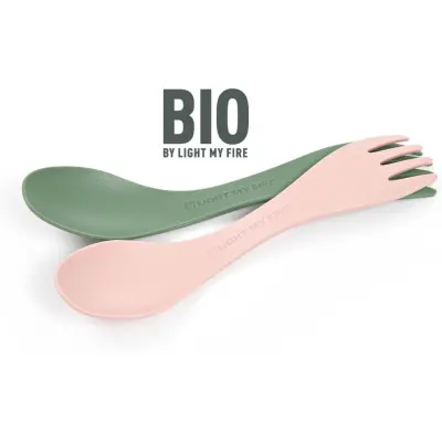 Light My Fire Spork Little Bio 2-pack  Sandy Green/Dusty Pink