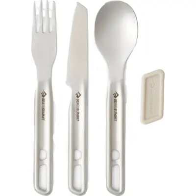 Sea To Summit Detour SS Utensil Set 4pc Stainless Steel Grey