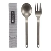 Snow Peak Titanium Fork&Spoon Set