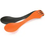 Light My Fire Spork Medium Bio 2-pack  Rusty Orange/Slaty Black
