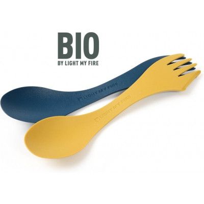 Light My Fire Spork Original Bio 2-pack  Musty Yellow/Hazy Blue