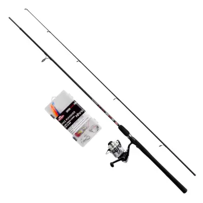 Berkley Catch More Fish Pike Punisher haspelset med lina + beten 240 cm 10-40 g