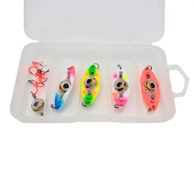 Flash Eye Kangos blinkpirk 5,5 cm 4 st/pkt + krokar och reserv-LED