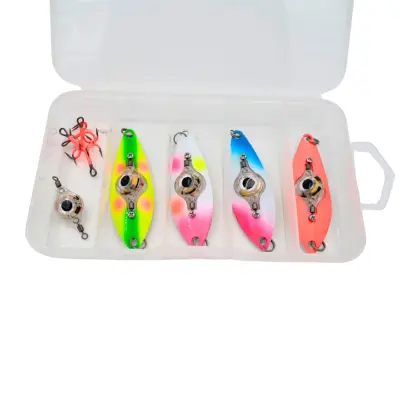 Flash Eye Kangos blinkpirk 7 cm 4 st/pkt + krokar och reserv-LED