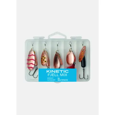 Kinetic Fjell Mix 5pcs, Mix, No Size,  Fiske