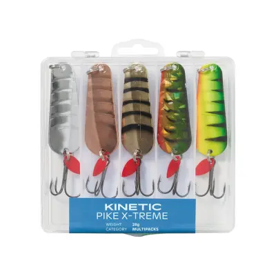 Kinetic Pike X-Treme 20 g skeddragssortiment 5 st/pkt