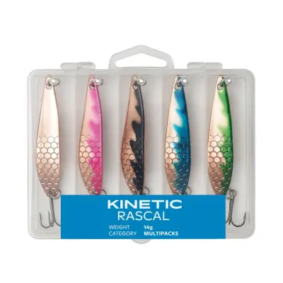 Kinetic Rascal 14 g skeddragssortiment 5 st/pkt