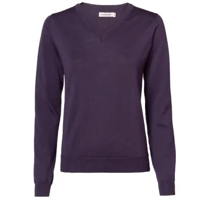 Chevalier Blaise V-Neck Merino Pullover Women Fig