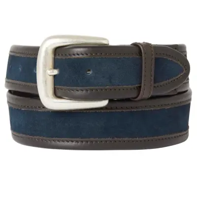 Chevalier Elizabeth Leather Belt Women Dark Navy