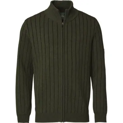 Chevalier Fjord Plated Wool Cardigan Men Green