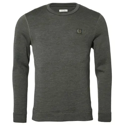 Chevalier Grizzly Wool Sweatshirt Men Midnight Pine