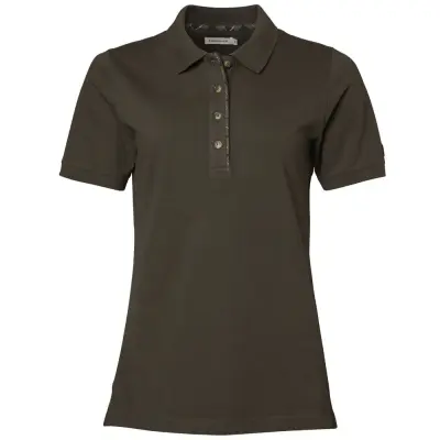 Chevalier Gwyn Polo Shirt Women Leather Brown