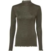 Chevalier Haven Longsleeve Wool Top Women Dark Autumn Green