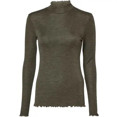 Chevalier Haven Longsleeve Wool Top Women Dark Autumn Green