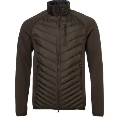 Chevalier Hunter Hybrid Jacket Men Leather Brown