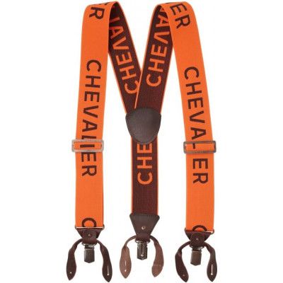 Chevalier Chevalier Logo Suspenders High Vis Orange