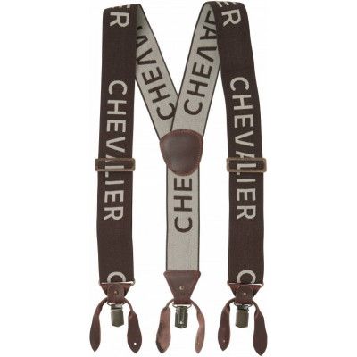 Chevalier Chevalier Logo Suspenders Brown