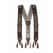 Chevalier Logo Suspenders Brown