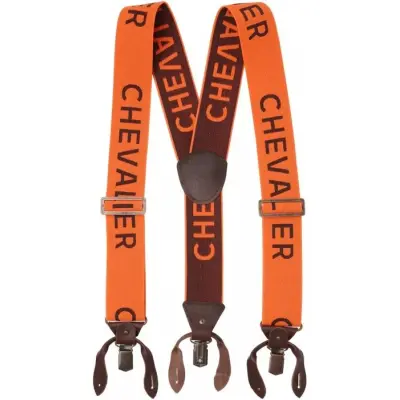 Chevalier Logo Suspenders High Vis Orange