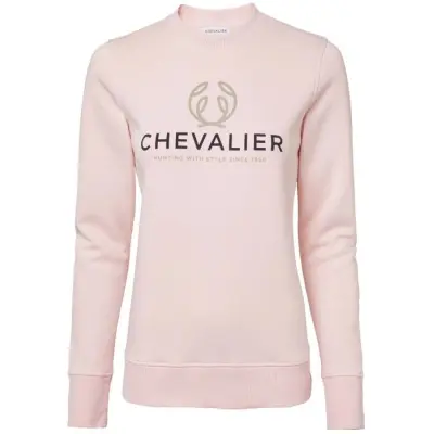 Chevalier Logo Sweatshirt Women Soft Pink