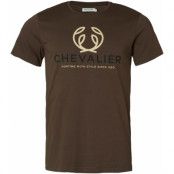 Chevalier Logo T-Shirt Leather brown