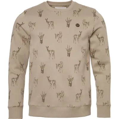Chevalier Men's Deer Sweatshirt Close Up Deer