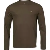 Chevalier Men's Stalker Technical Longsleeve T-Shirt Fallow Brown