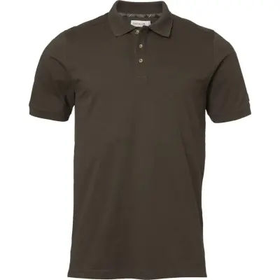 Chevalier Men's Trevor Polo Shirt Leather Brown