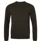 Chevalier Milford O-Neck Wool Pullover Men Antler Brown