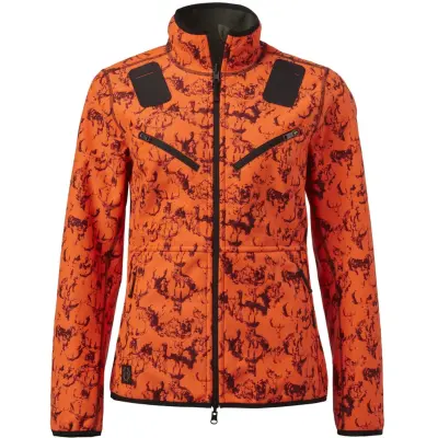 Chevalier Mist Windblocker Reversible Jacket Women High Vis Orange Deer