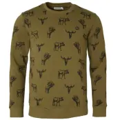 Chevalier Moose Sweatshirt Men Forest Green Moose
