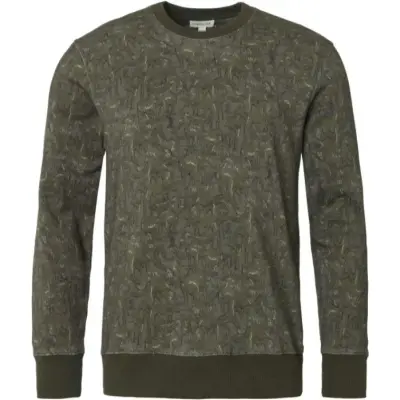 Chevalier Norton Sweatshirt Men All Over Elk Dark Green