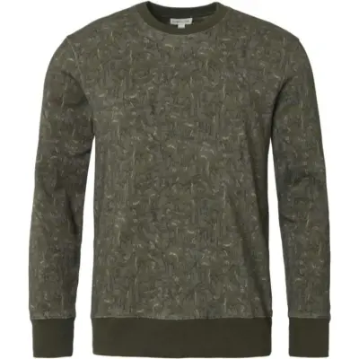 Chevalier Norton Sweatshirt Men All Over Elk Dark Green