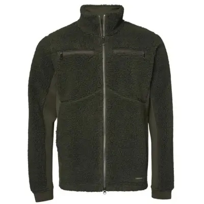 Chevalier Root Wool Pile Jacket Men Midnight Pine