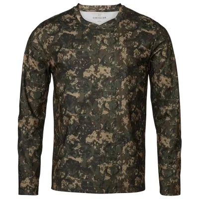 Chevalier Stalker Technical Longsleeve T-shirt Men Antler Camouflage