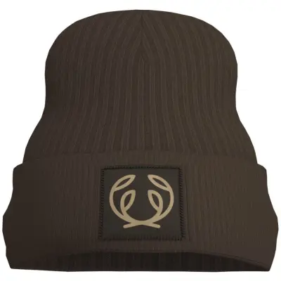 Chevalier Symbol Beanie Leather Brown