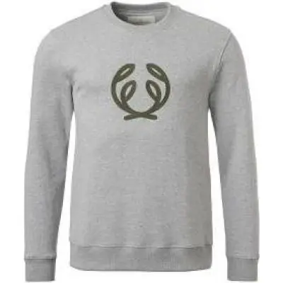 Chevalier Symbol Sweatshirt Men Grey Melange