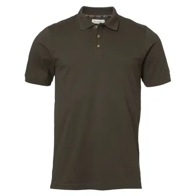 Chevalier Trevor Polo Shirt Men Leather Brown