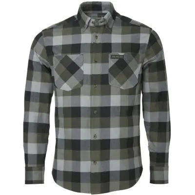 Chevalier Willow Flannel Shirt Men Green Checked