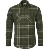 Chevalier Willow Flannel Shirt Men Shamrock Green Checked